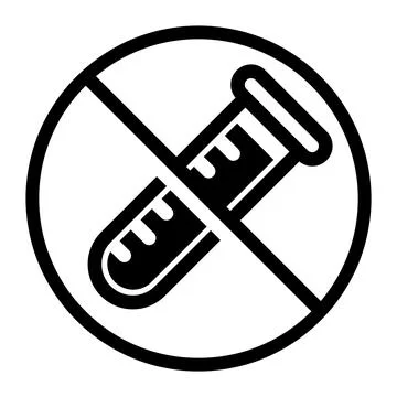 Prohibited syringe icon with transparent background for medical warning labels Stock Illustration