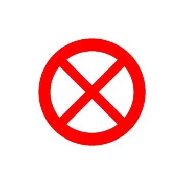 Prohibiting signs icon Stock Illustration