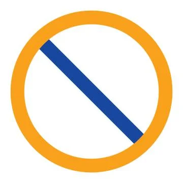 Prohibition circle icon Stock Illustration