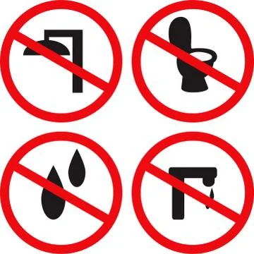 Prohibition restriction vector sign. Stock Illustration