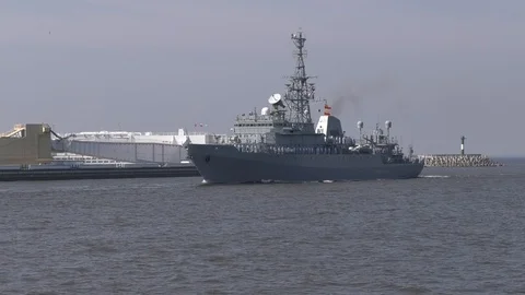Project 18280 reconnaissance ship "Ivan Hurs" Видео 96078056