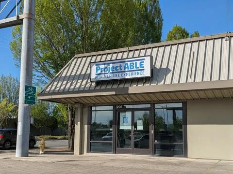 Project ABLE facility promoting “A Better Life Experience,” Stockfoto's