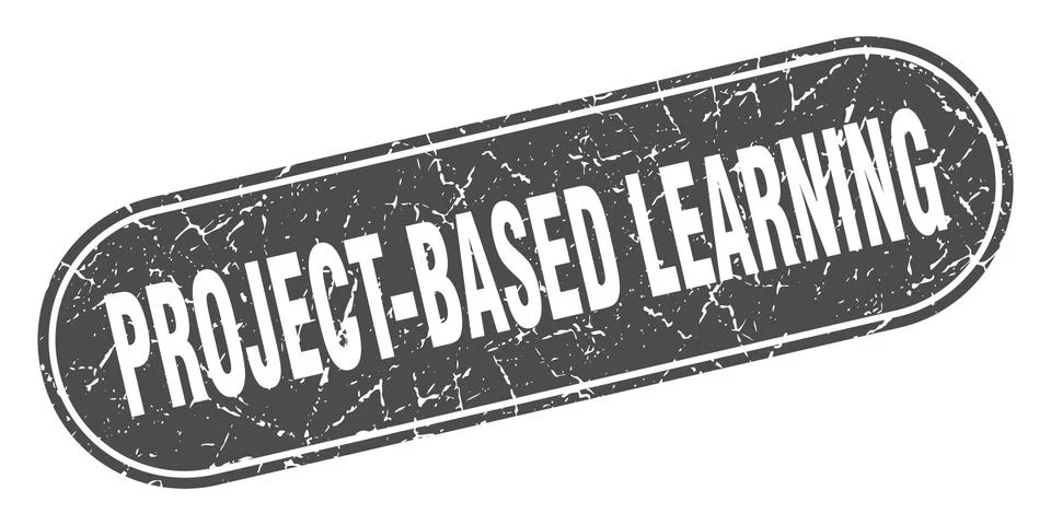 Project-based learning sign. project-based learning grunge black stamp. Label 스톡 일러스트