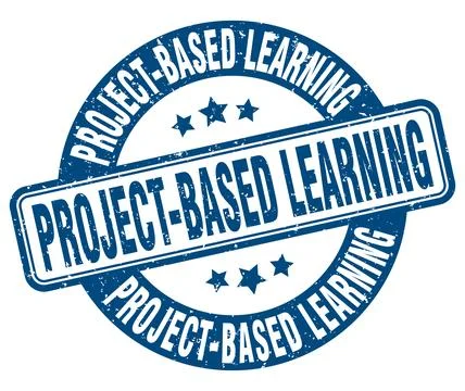 Project-based learning stamp. project-based learning label. round grunge sign 스톡 일러스트
