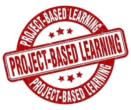 Project-based learning stamp. project-based learning label. round grunge sign 스톡 일러스트