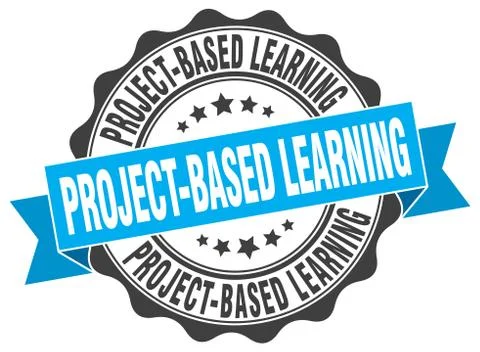 Project-based learning stamp. sign. seal 스톡 일러스트