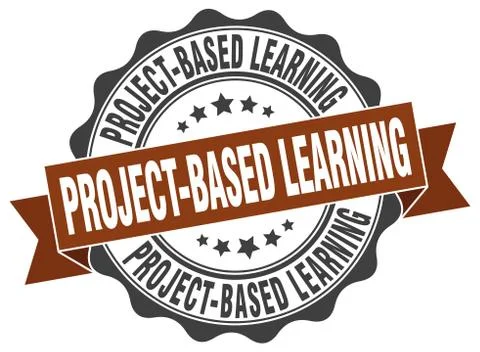 Project-based learning stamp. sign. seal 스톡 일러스트