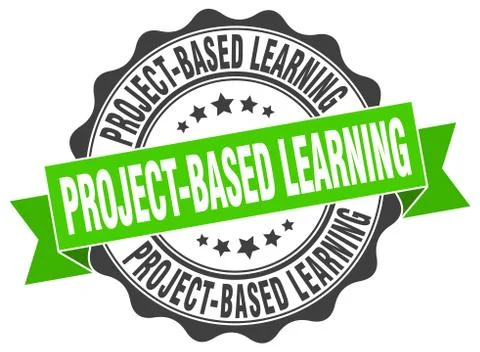 Project-based learning stamp. sign. seal 스톡 일러스트