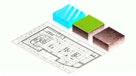 Project blocks Stock Footage 11479664