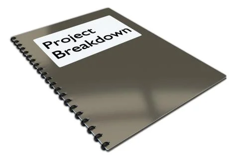 Project Breakdown concept Stock Illustration