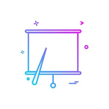 Project chart office icon vector design イラスト素材