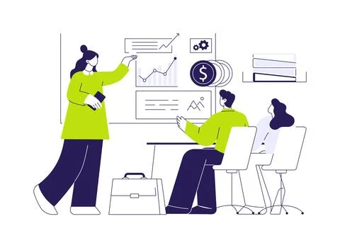Project closure abstract concept vector illustration. Stock Illustration