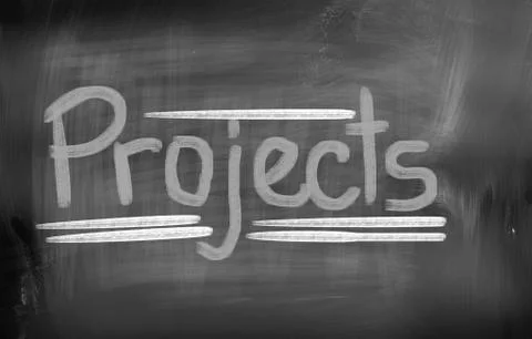 Project concept Illustrazione stock