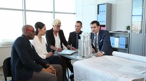 The Project of the Construction the Center Stock Footage 59791050