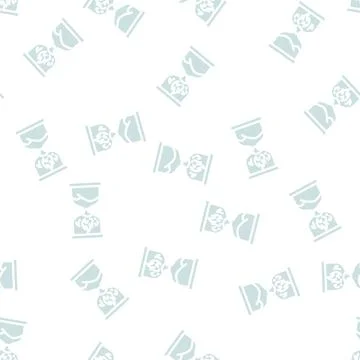 Project deadline glyph vector seamless pattern イラスト素材