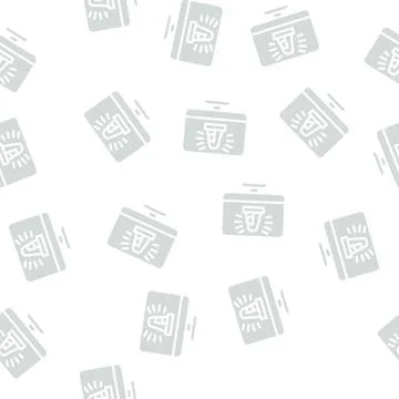 Project deadlines are approaching glyph vector seamless pattern イラスト素材