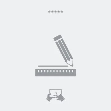 Project design concept icon Stockillustratie