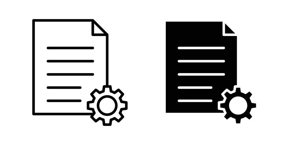 Project Development icon vector symbol graphics Stock Illustration