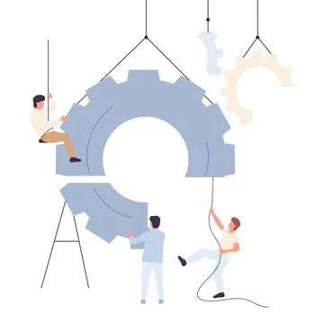 Project development team Stock Illustration