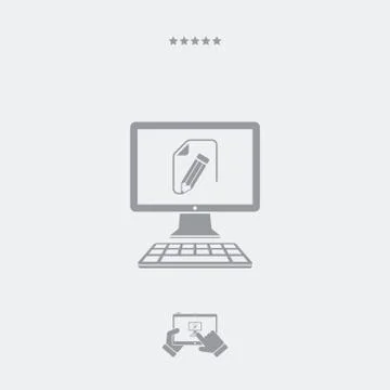 Project document flat icon Stock Illustration