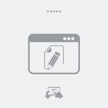 Project document flat icon 스톡 일러스트