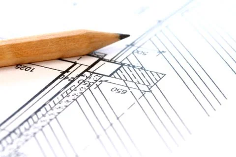 Project drawings Foto stock