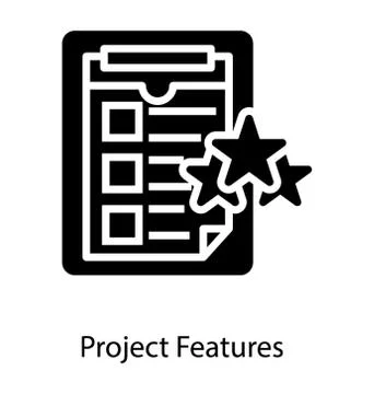 Project Features Vector Illustrazione stock