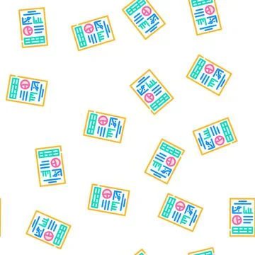 Project folder vector seamless pattern Stock Illustration