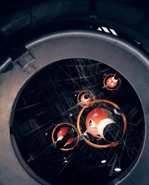 Project Gemini Space Flight Simulation, USA Stock Photos