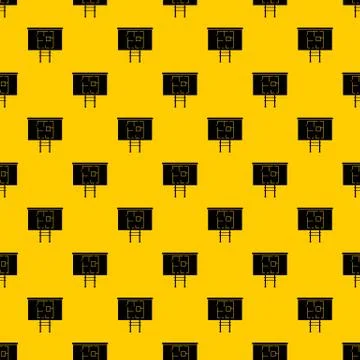 Project of house on a board pattern vector Stock Illustration