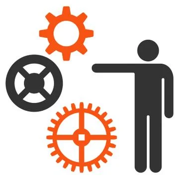 Project Icon from Commerce Set Illustrazione stock