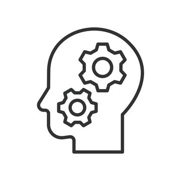 Project icon in line design. Project, management, planning, task, goal, workflow 스톡 일러스트