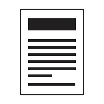 Project icon vector for business file data and documentation report in a glyph Stock Illustration