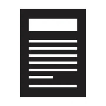 Project icon vector for business file data and document report in a glyph 스톡 일러스트