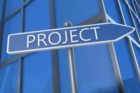 Project Illustrazione stock