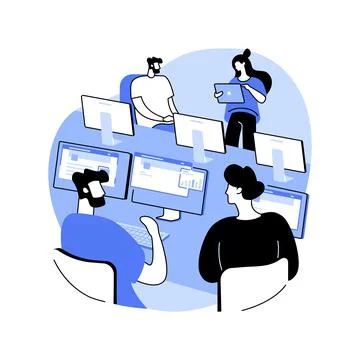 Project implementation isolated cartoon vector illustrations. Stock Illustration