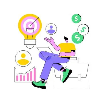 Project initiation abstract concept vector illustration. 스톡 일러스트