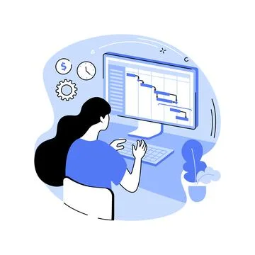 Project initiation and planning isolated cartoon vector illustrations. Stock Illustration