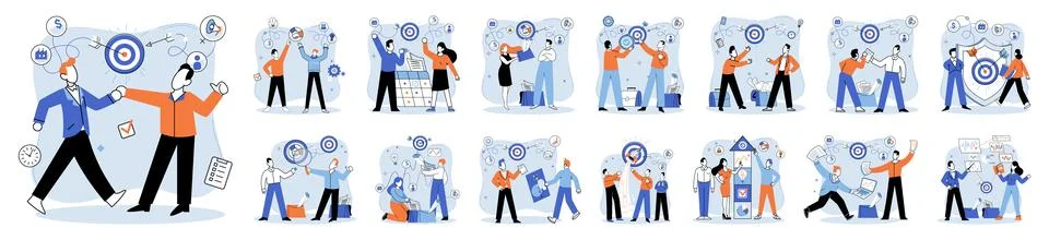 Project launch. A development project idea, blueprint for potential innovations 스톡 일러스트