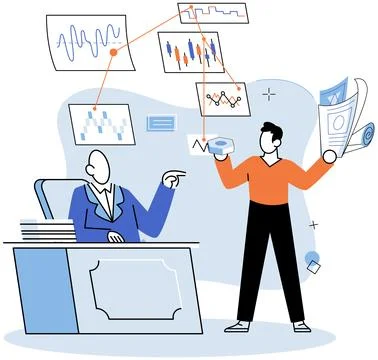 Project launch. A development project idea, foundation stone of potential Stock Illustration