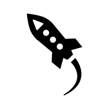 Project Launch icon. Stock Illustration