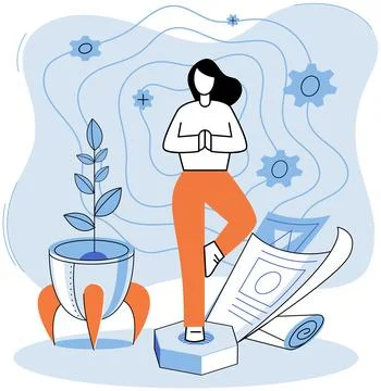 Project launch. Project launch management, intricate art of transforming ideas Ilustración de archivo