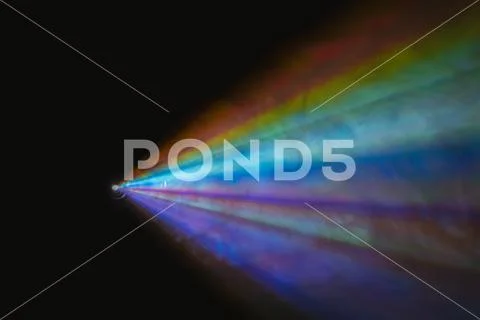 The project with the linear bright color ray Stock Photos