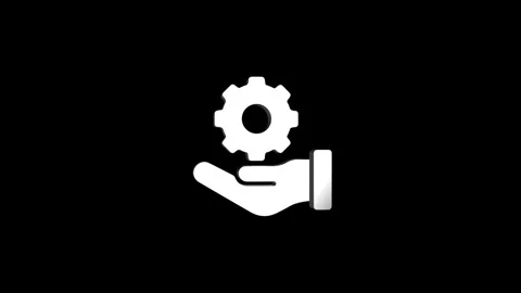 Project management 3D rendering rotating gear mechanism wheel for teamwork .. 動画素材 313463668