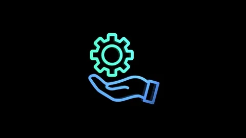 Project management 3D rendering rotating gear mechanism wheel for teamwork .. 動画素材 313463671
