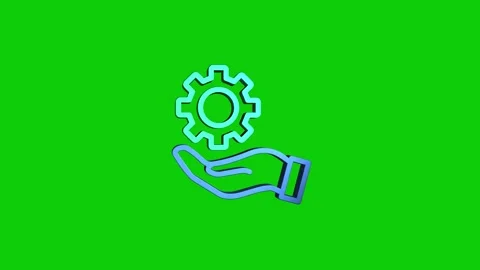 Project management 3D rendering rotating gear mechanism wheel for teamwork .. 動画素材 313463677