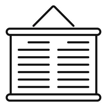 Project management board hanging with important notes for team 库存插图