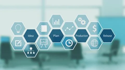 Project management concept Stock Illustration