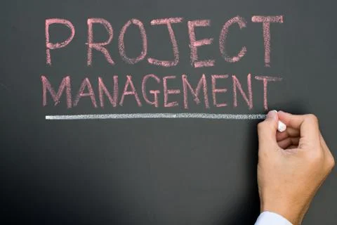 Project management concept Stock Photos