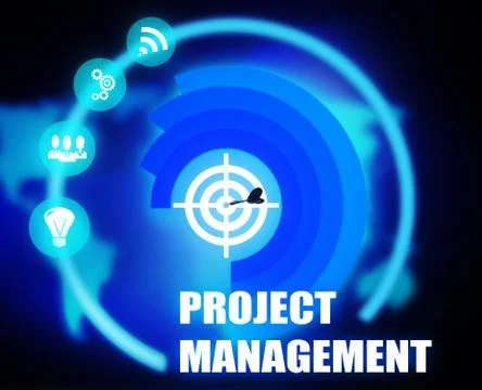 Project Management concept plan Stock Illustration